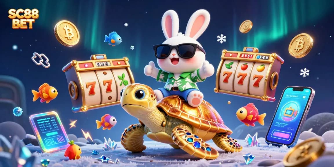 Engage with SC88 BET as our lucky rabbit shows enthusiasm for thrilling slot adventures!