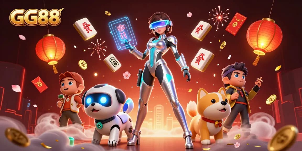 Experience the thrill at GG88 casino with a captivating 3D scene of gaming excitement and rewards