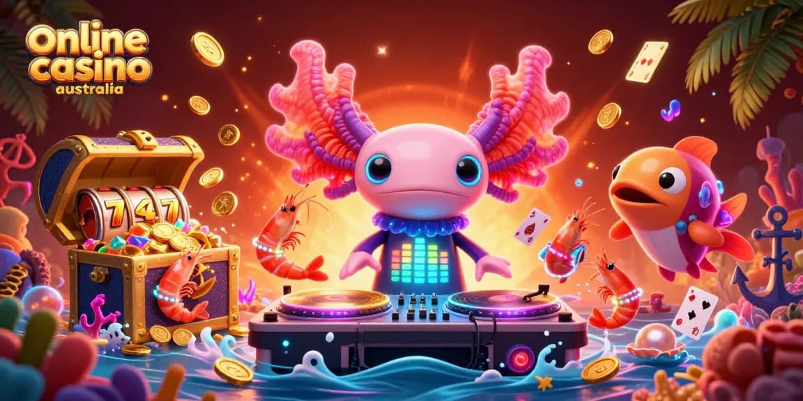 Engage with vibrant scenes in online casino australia showcasing lively characters and thrilling casino elements.