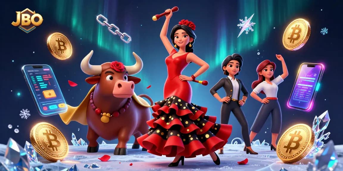 Engage with JBO's thrilling 3D casino experience, featuring vibrant characters and captivating game elements.