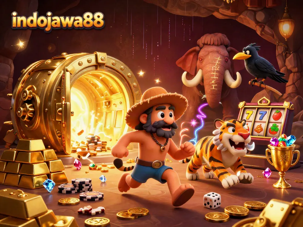 Indojawa88 menampilkan duo kasanova prasejarah yang mengelola kasino, penuh dengan harta dan slot.