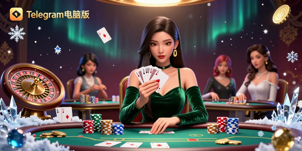 在超细致的数字场景中,使用Telegram电脑版进行激动人心的扑克游戏。