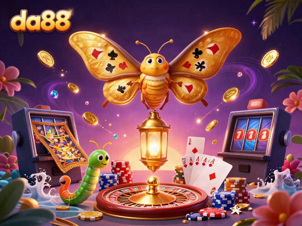 Experience thrilling gameplay at da88 with vibrant casino scenes creating excitement and fun.