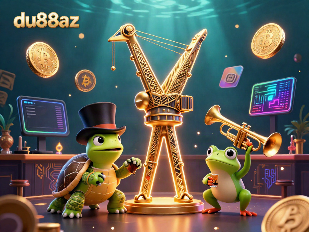 Engage in thrilling betting experiences at du88az with vibrant gaming characters and crypto visuals.