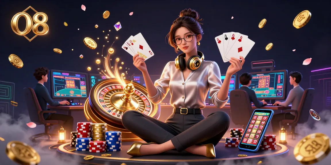 Experience the thrill of O8 casino gaming with stunning visuals of jackpots and action-packed gameplay.