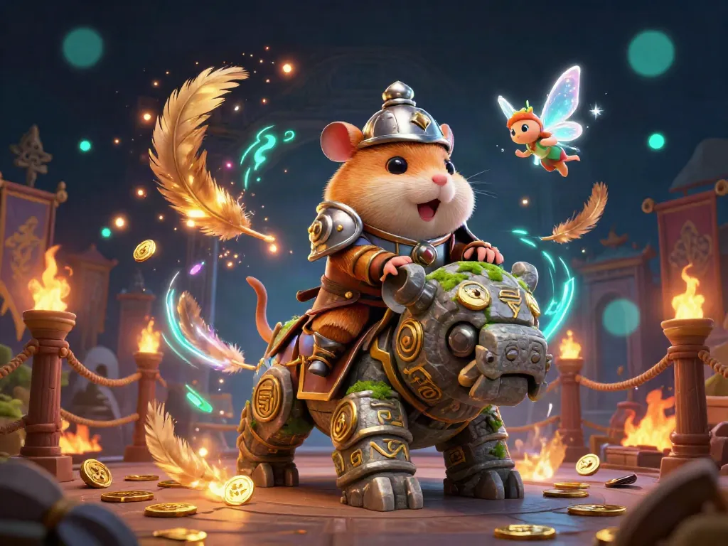 Engage in Đánh đề online with a brave hamster knight and magical companions in a rich 3D fantasy realm.