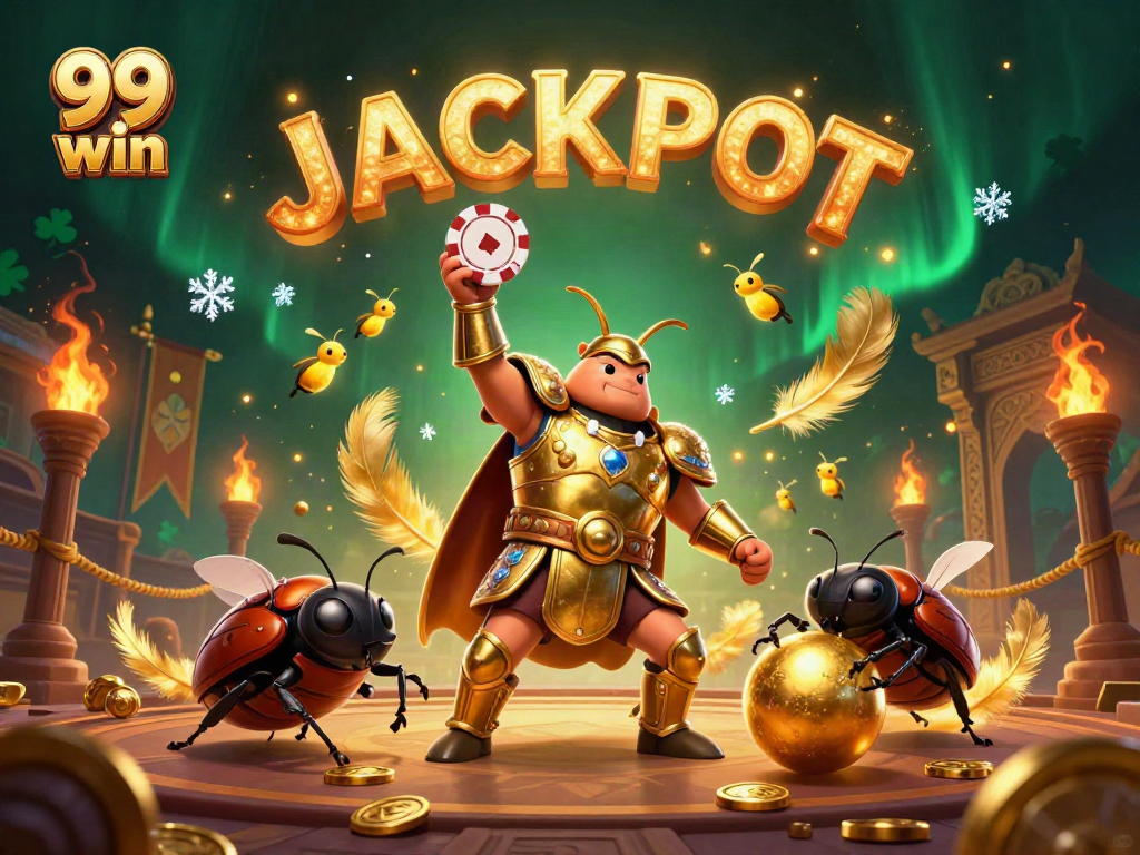 Experience the thrilling jackpot excitement at 99 win with vibrant gaming elements!